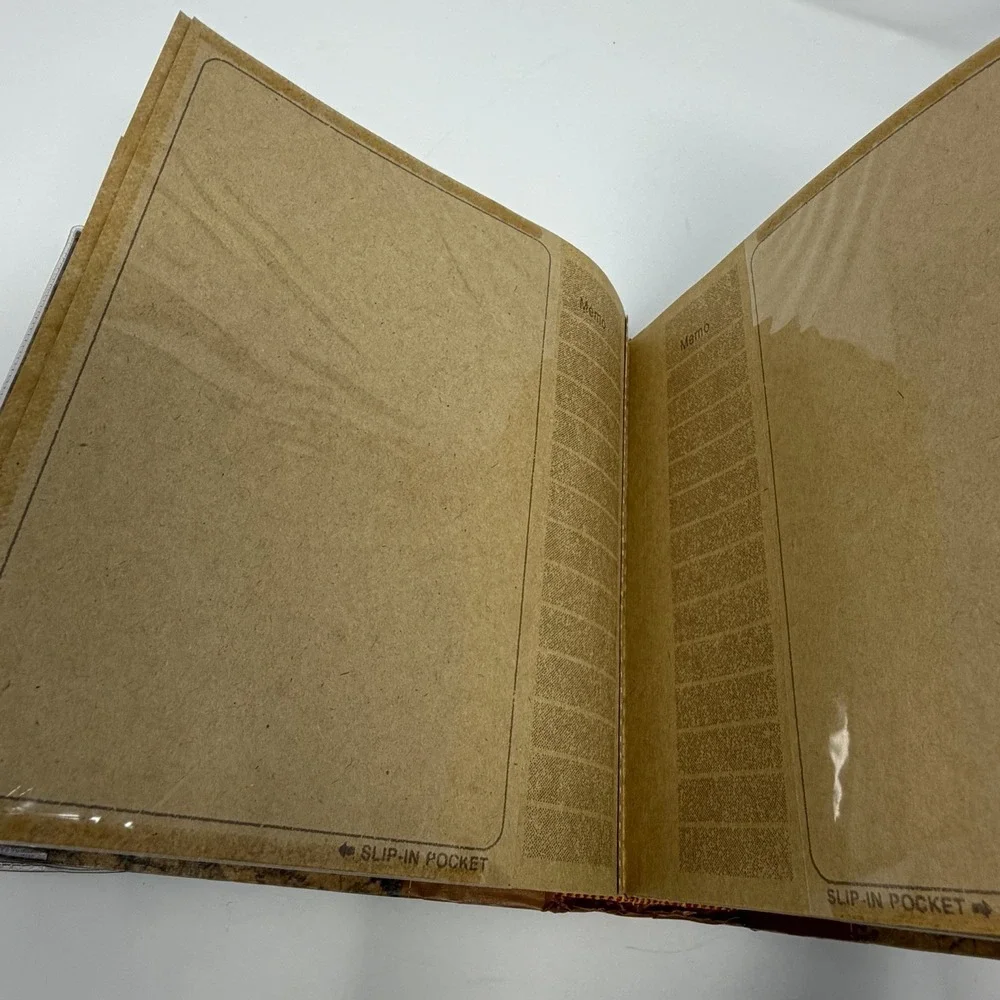 Vtg Pioneer ECO 4 x 6 Bi-Directional Natural Acid Free 100 Photo Album - Brown